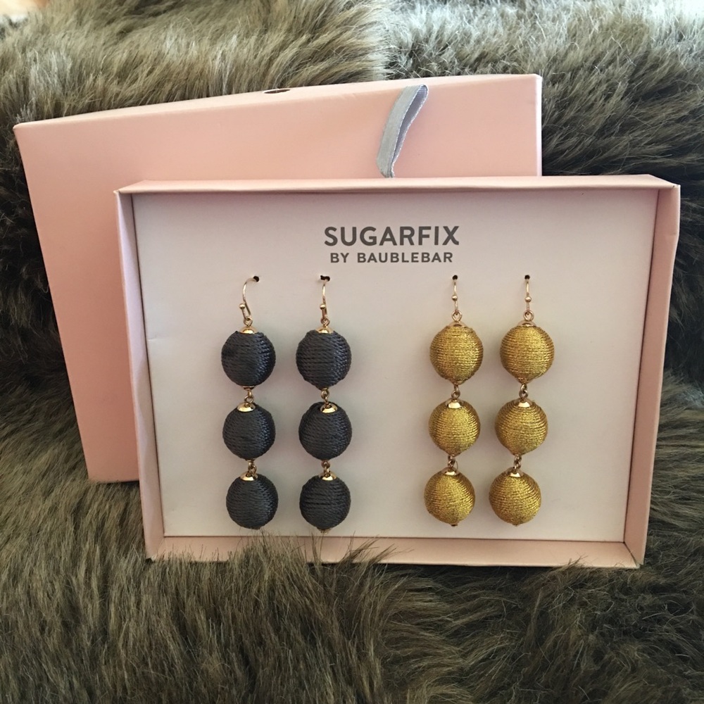 Sugarfix by Baublebar boxed set of two earrings